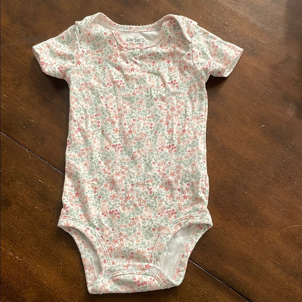 Carter's Floral Print Kids One Piece